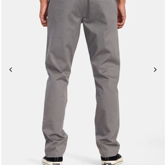 RVCA RELAXED FIT CHINO PANTS SIZE 31 - Picture 3 of 9